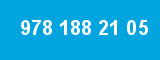 978 188 21 05